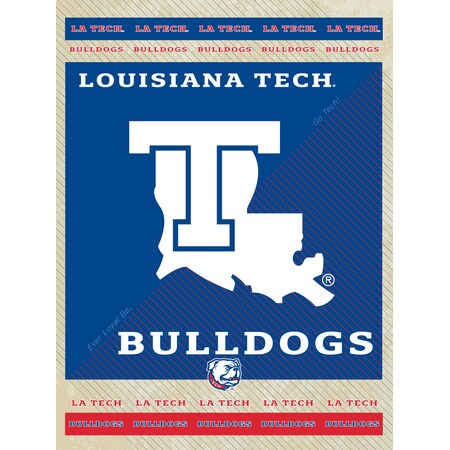 Louisiana Tech University 24x32 Canvas Wall Art